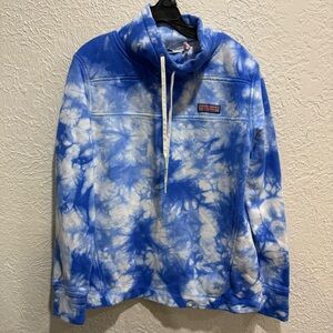 Vineyard Vines woman’s Shep shirt blue and white size small